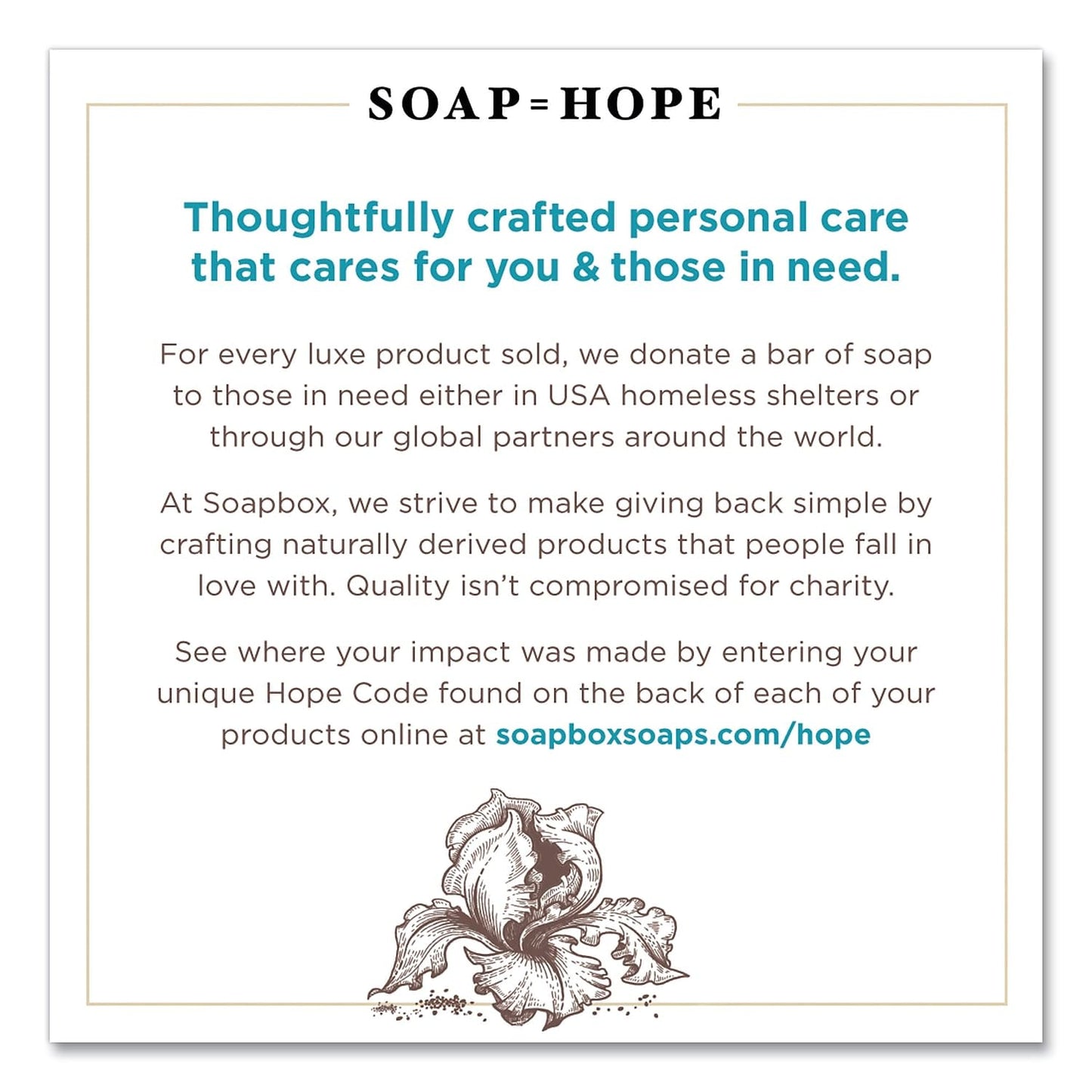 SBS Soapbox Hand Soap, Vanilla and Lily Blossom, 12 oz Pump Bottle, 12/Carton (00679CT)