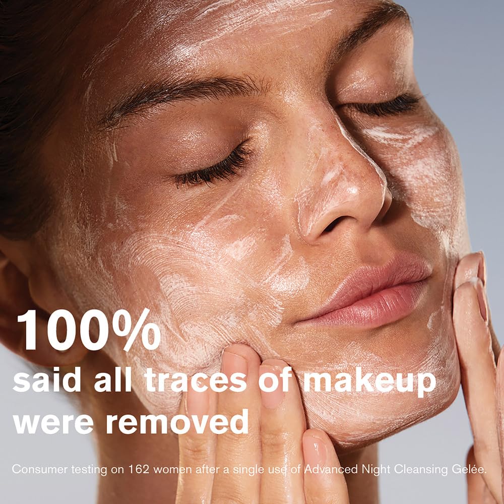 Estée Lauder Advanced Night Cleansing Gelée Foaming Face Wash Cleanser with 15 Amino Acids | Deep Pore Cleanser, Travel Size, 1 Fl Oz