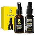Beard Club Sea Salt Texture Spray for Men & Women - Thickening, Volumizing, Curl-Defining for All Hair Types - Paraben, Sulfate, Alcohol-Free