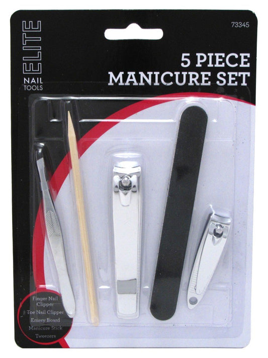 Swissco 5 Piece Manicure Set (Pack of 3) Beauty & Personal Care Swissco