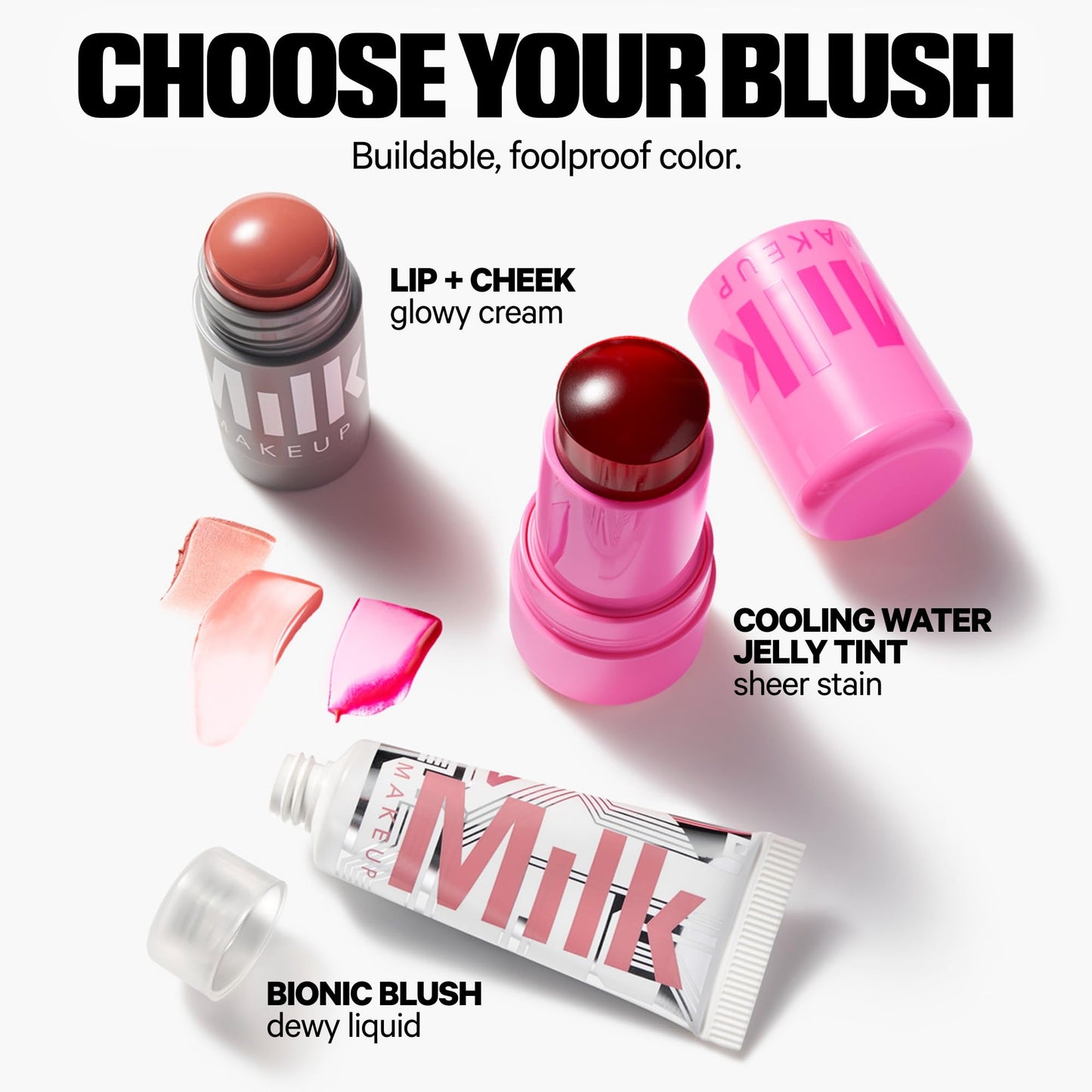 Milk Makeup Bionic Blush, Beyond (Plumberry) - 0.28 fl oz - Hydrating Liquid Blush - Buildable & Blendable - Hydrates & Improves Look of Skin - Vegan