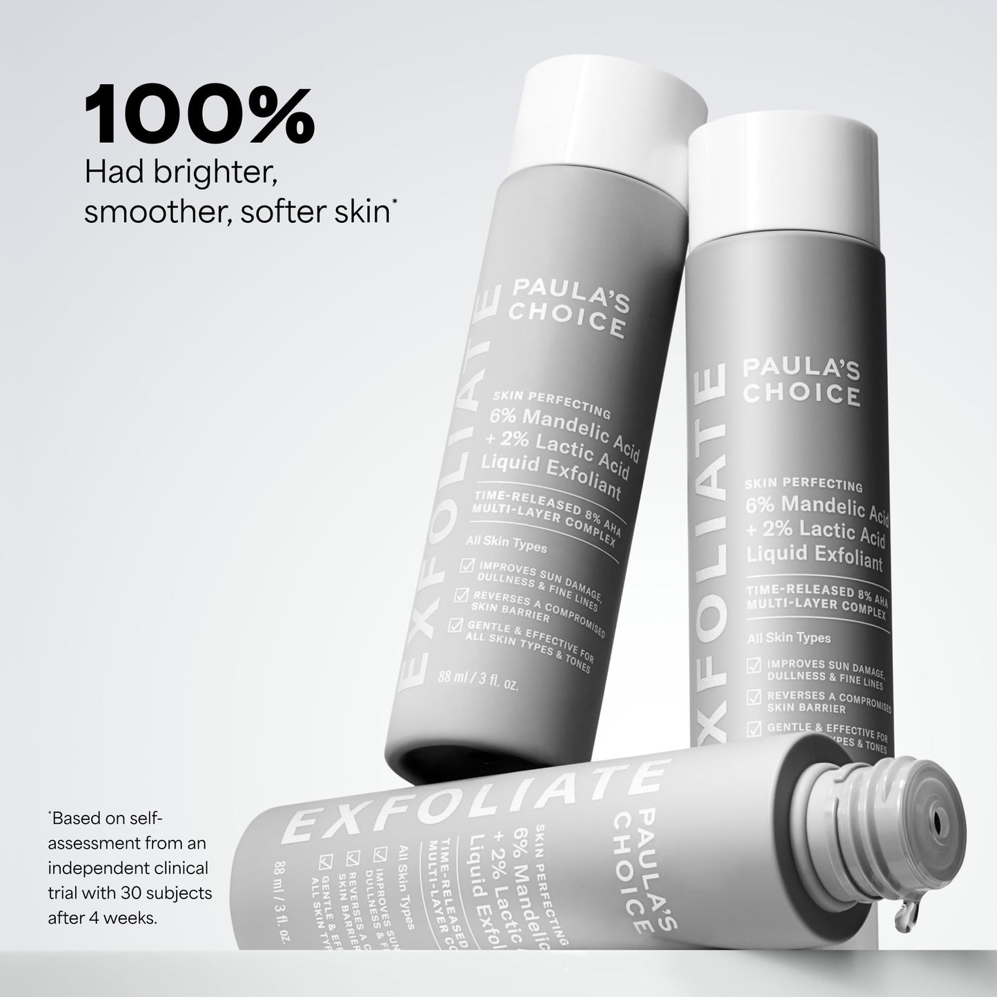Paula’s Choice 6% Mandelic Acid + 2% Lactic Acid Exfoliant, Gentle Daily AHA Exfoliation for Discoloration, Bumpy Texture & Radiance, for Sensitive Beauty and Personal Care Paula's Choice