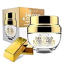 Clear Beauty 24K Gold & Collagen Daily Face Moisturizer - Dermatologist Tested, Reduces Fine Lines, Anti-Aging, Clean Beauty, Cruelty-Free Korean