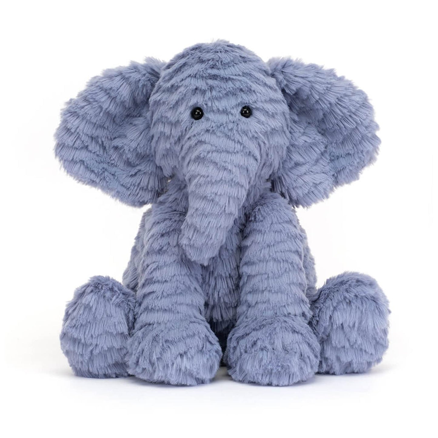 Jellycat Fuddlewuddle Elephant Stuffed Animal, Medium 9 inches - Elephant Plush Toy - Classic Children's Gift