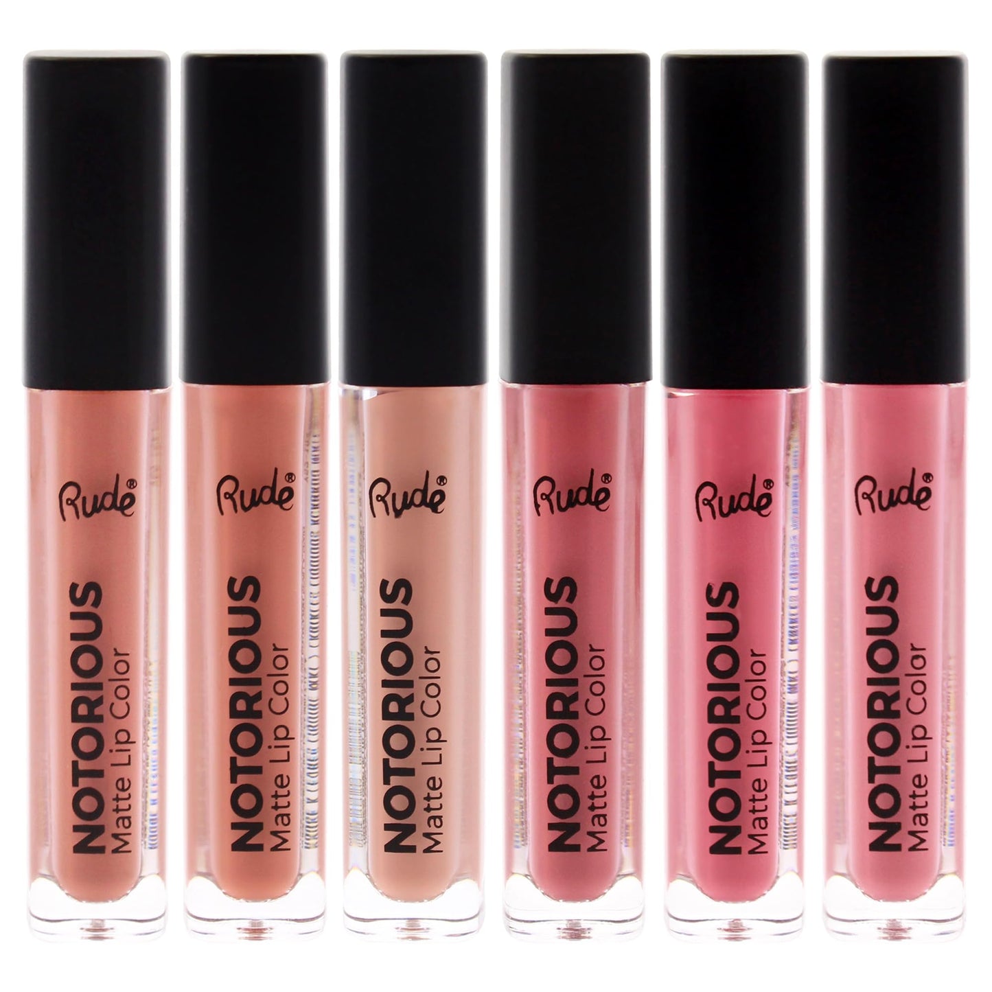 Rude Cosmetics Keep it Sassy Notorious Set - Nude for Women - 6 Pc