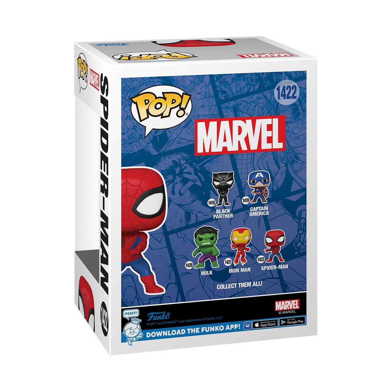 Funko Pop Marvel - Spider-Man - Marvel Comics - Collectable Vinyl Figure - Gift Idea - Official Merchandise - Toys for Kids & Adults - Superheroes…