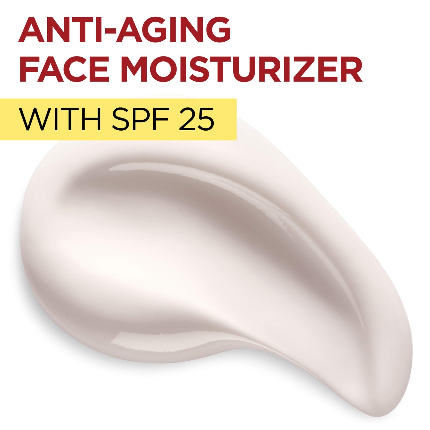 L'Oréal Paris Revitalift Anti-Wrinkle and Firming Face Moisturizer with SPF 25, Pro-Retinol and Centella Asiatica, Paraben Free, 1.7 oz (Packaging may