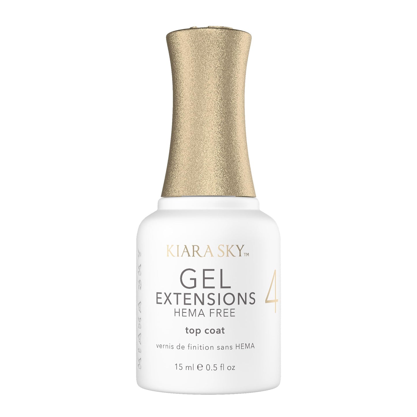 KIARA SKY Gel Extension Essentials Hema-Free Step # 4 Non-Wipe Top Coat 0.5 oz Beauty & Personal Care KIARA SKY