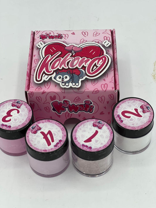 wapizima KOKONO KAWAII Acrylic Nail Powder Collection - set of 4 - Fantasy nails like Beauty & Personal Care Wapizima