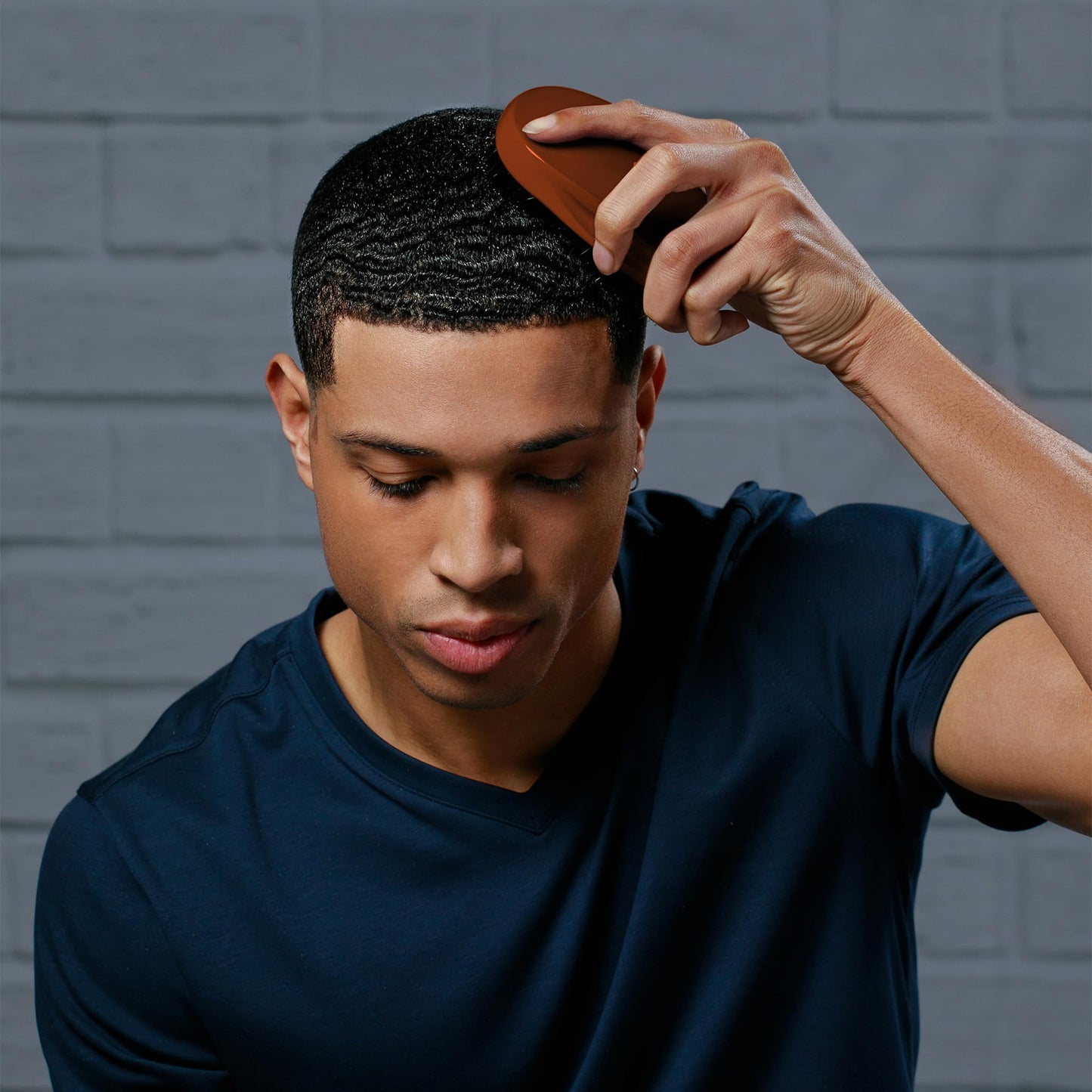 Diane Premium 100% Boar Bristle Military Wave Brush for Men and Barbers - Medium Bristles for Thick Coarse Hair - Use for Detangling, Smoothing, Wave