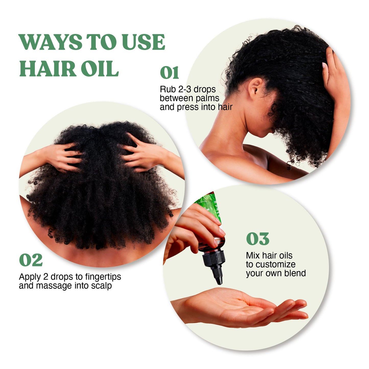 Red by Kiss Professional 99.9% Natural Hair Oil, Organic Vegan Oil Blend for Dry & Itchy Scalp Relief, Hydrating Biotin Infused, Nourish Add Shine