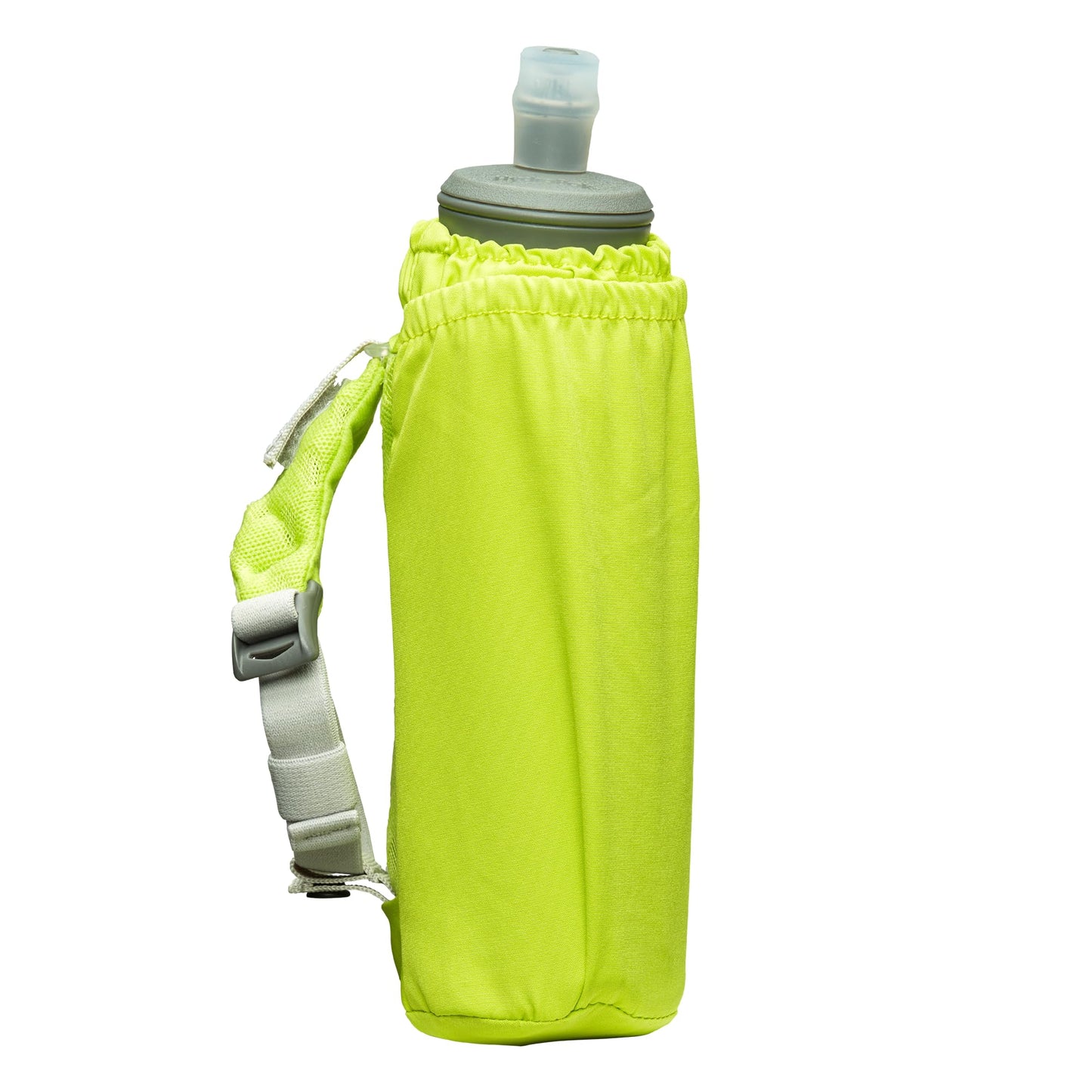 Nathan Handheld Soft Flask 18oz - Exo-Draw Insulated Collapsible Bottle - Grip-Free Strap & Rigid ExoSpine for Comfort/Support - Breathable Mesh