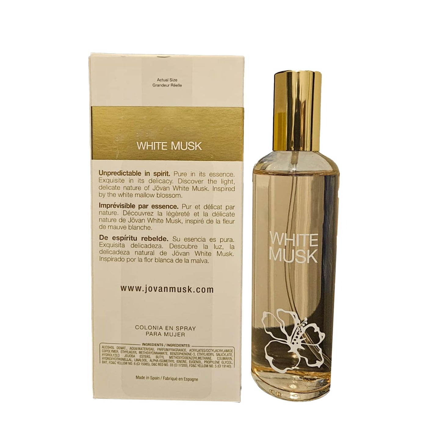 COTY Jovan White Musk Ladies - Cologne 3.25 oz