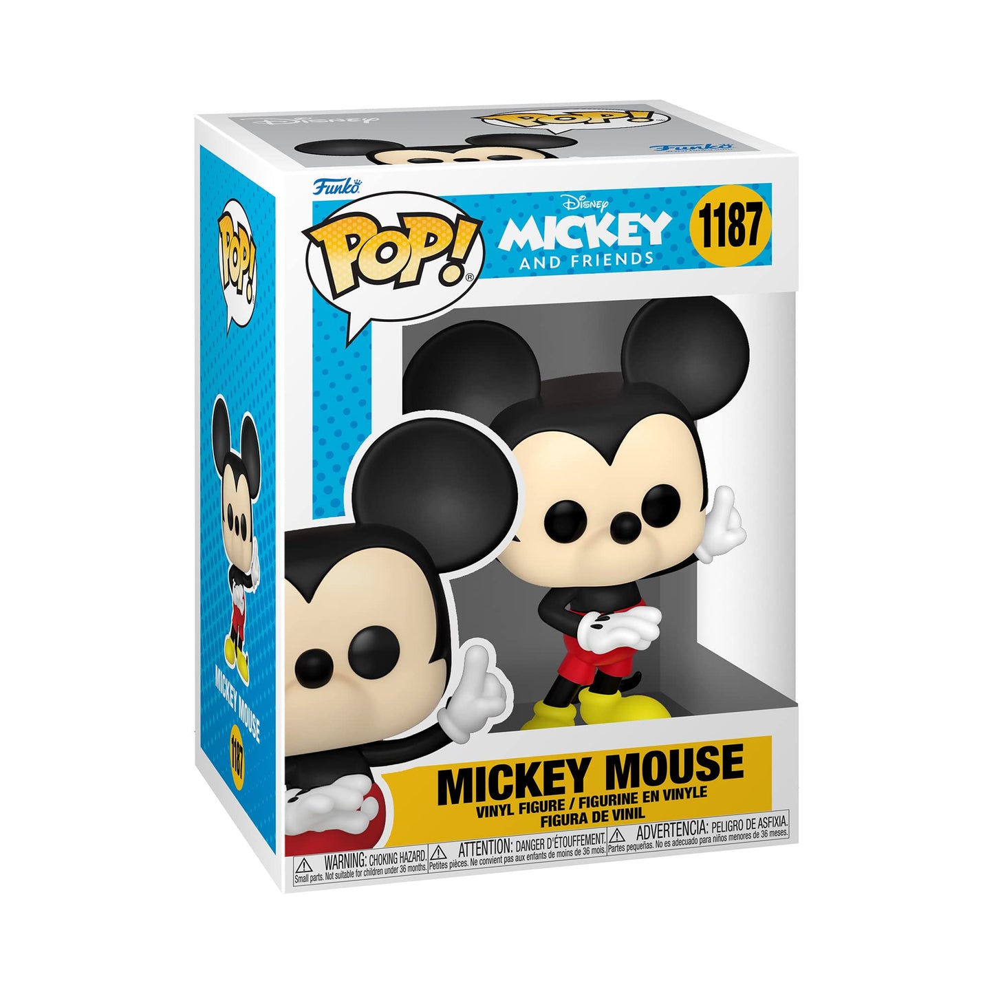 Funko POP! Disney: Classics - Mickey Mouse - Collectable Vinyl Figure - Gift Idea - Official Merchandise - for Kids & Adults - Movies Fans - Model…