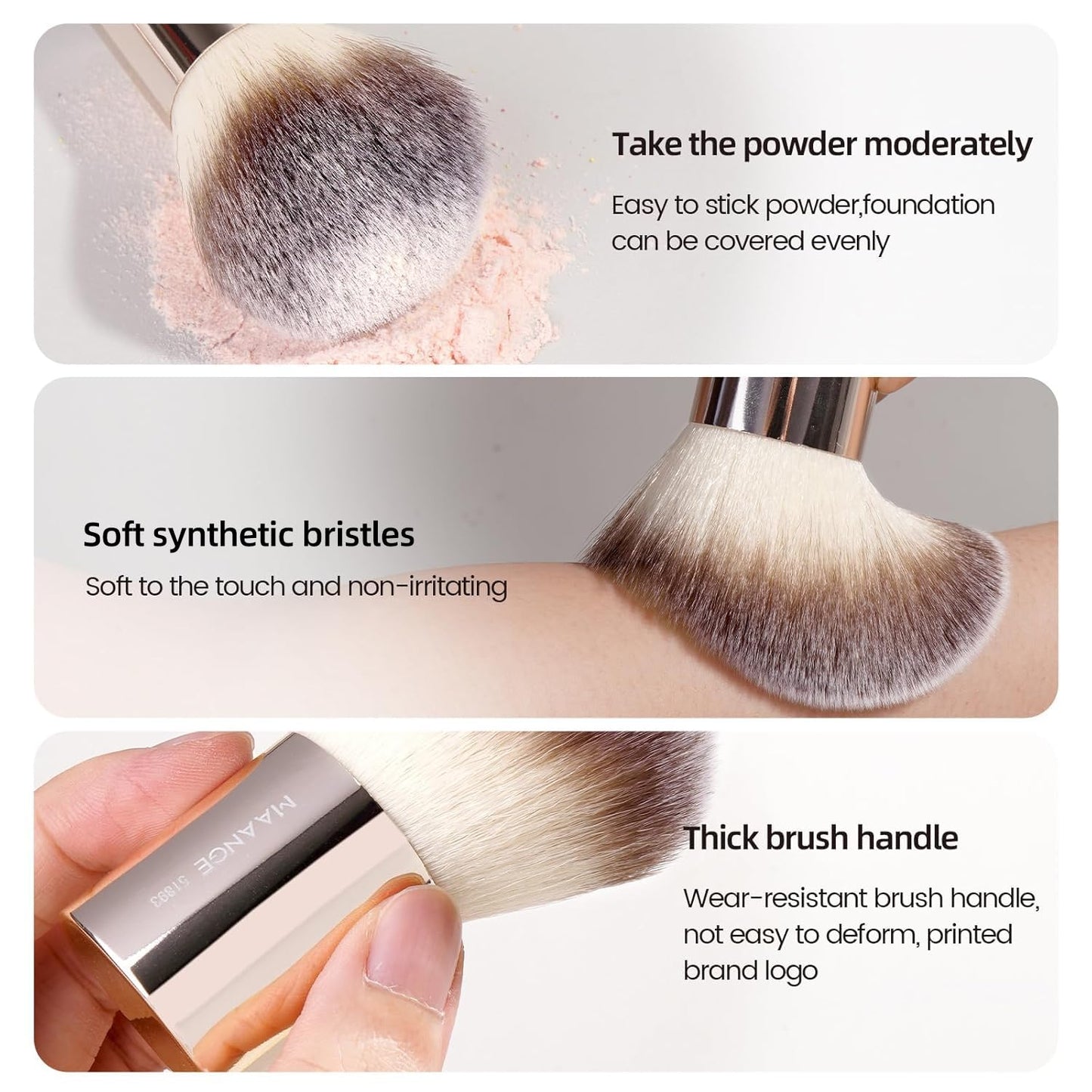 MAANGE 20 Pcs Makeup Brushes with Gift Box, Double-End Multi-functional Makeup Brushes for Blending Liquid Powder Concealer Cream Blush Beauty and Personal Care MAANGE
