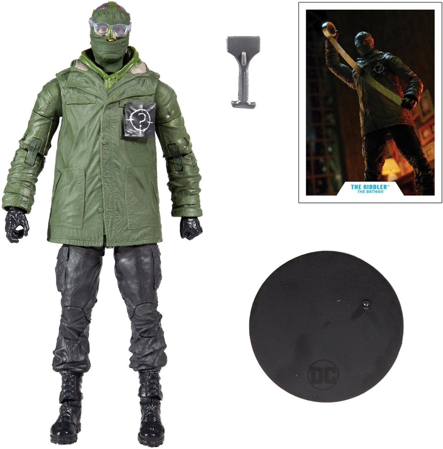 DC The Riddler: The Batman (Movie) 7" Action Figure with Accessories