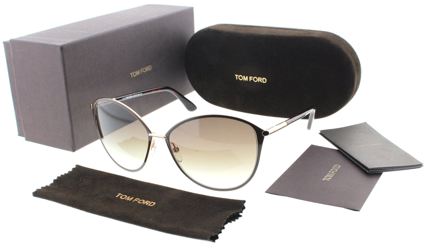 Tom Ford Sunglasses Women TF 320 Brown 28F Penelope 59mm