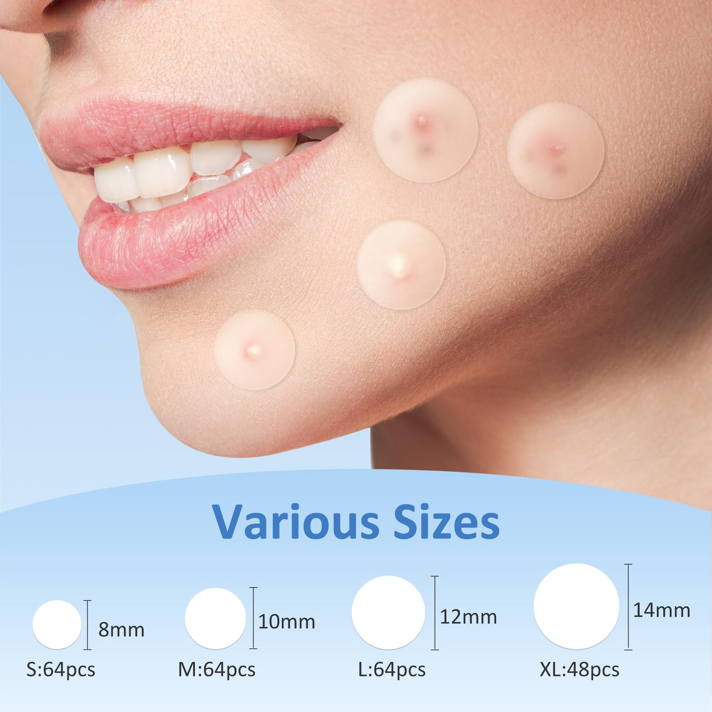 Breiboz Pimple Patches for Face, Skincare Hydrocolloid Acne Pimple Patch Invisible Zit Covers with Tea Tree, Salicylic Acid & Cica Oil | 4 Size 240 Beauty and Personal Care Breiboz