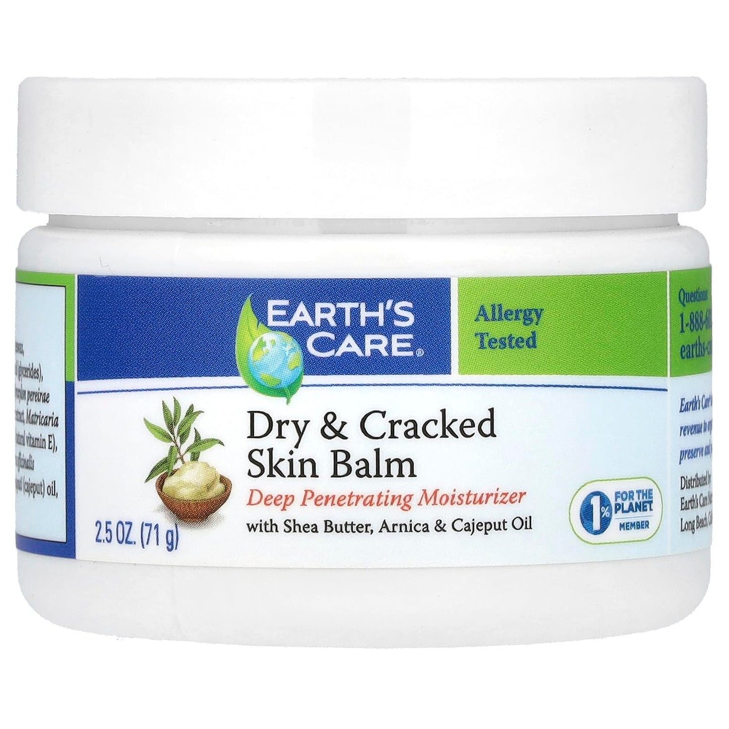Earth's Care Dry and Cracked Skin Balm Moisturizer for Dry Skin