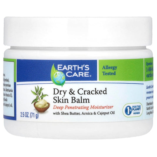 Earth's Care Dry and Cracked Skin Balm Moisturizer for Dry Skin