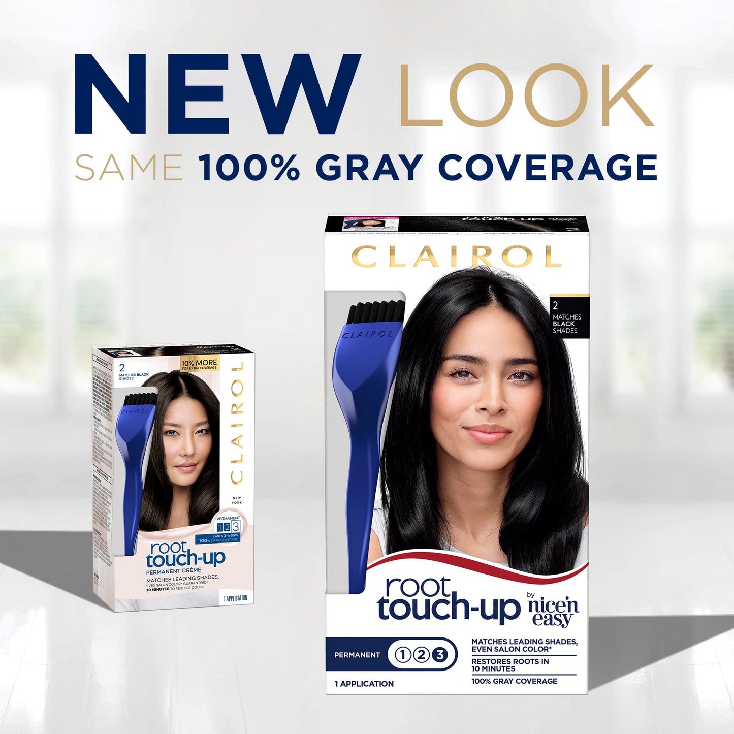 Clairol Permanent Root Touch-Up, Black [2], 1 ea