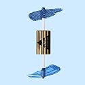 EBIN NEW YORK Secret of Pharaoh Glitter Duo Stick Sea Goddess | Dual-Ended Primer & Glitter Face Makeup Stick | Creamy Long-Lasting Shimmer Finish |