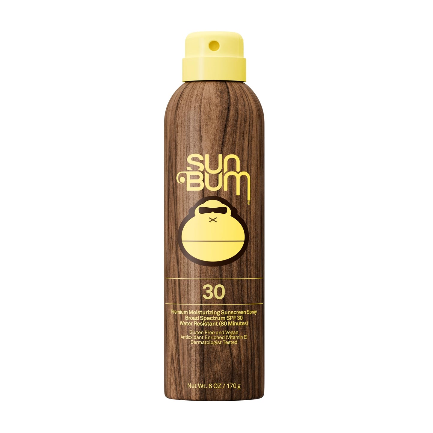 Sun Bum Original SPF 30 Sunscreen Body Spray - Broad Spectrum Moisturizing Sunscreen with Vitamin E - Hawaii 104 Act Compliant (Made without