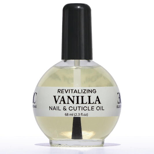 Ellie Chase Moisturizing Cuticle & Nail Care Oil 2.3 Fl Oz - Vanilla Scented - Infused with Jojoba Oil, Aloe, Vitamin E - Nail & Cuticle Hydration Beauty & Personal Care ELLIE CHASE