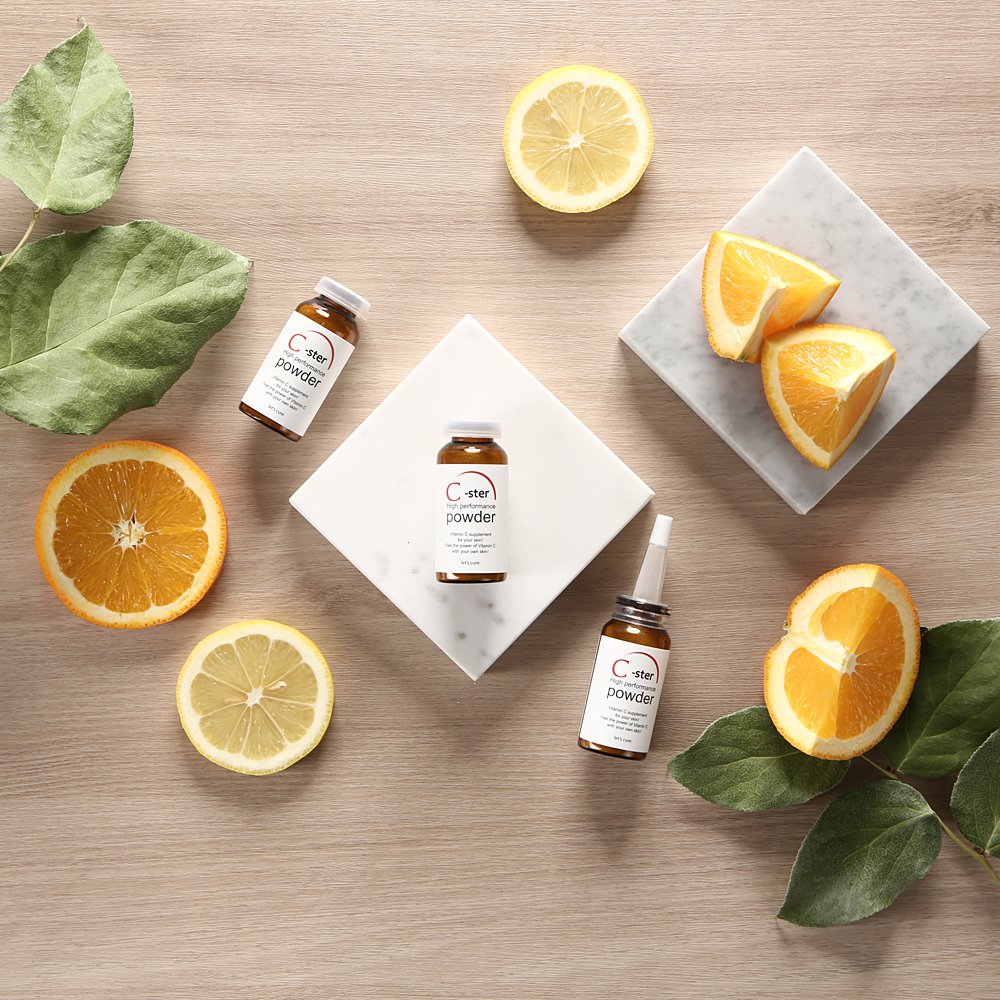 Let's Cure C-Ster High Performance Whitening 100% Vitamin C Powder, 15 Gram