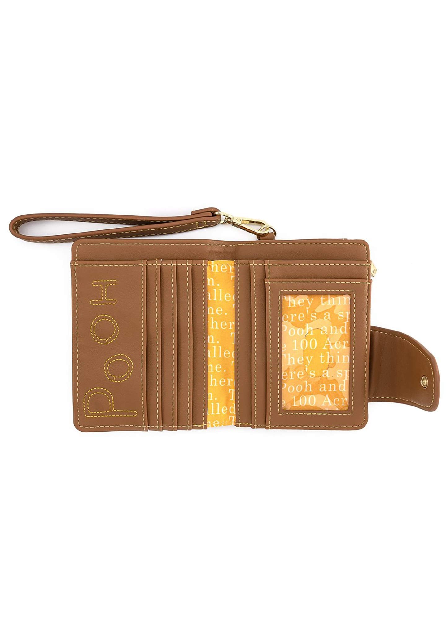 Loungefly Disney Winnie the Pooh Canvas Line Drawing Wristlet Wallet