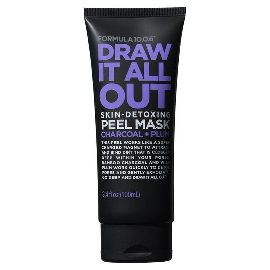 FORMULA 10.0.6 - Draw It All Out Skin-Detoxing Charcoal Peel Mask 3.4 fl oz (100ml)