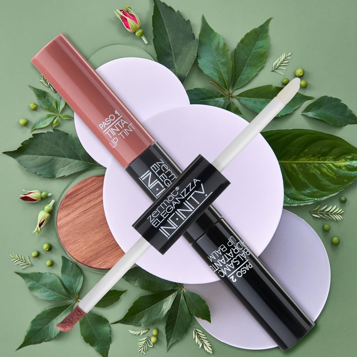 Zermat, lipstick, lip satin long lasting, matte lipstick, lip makeup, moisturizing balm, Nude Romántico 0.21 Oz, labial.