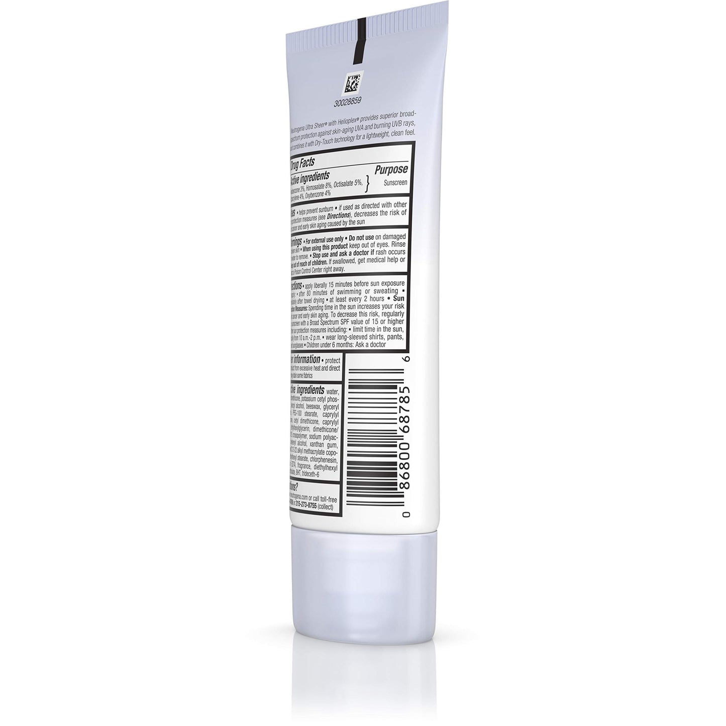 Neutrogena Ultra Sheer Dry-Touch Sunblock, SPF 30, 3 fl oz (88 ml)
