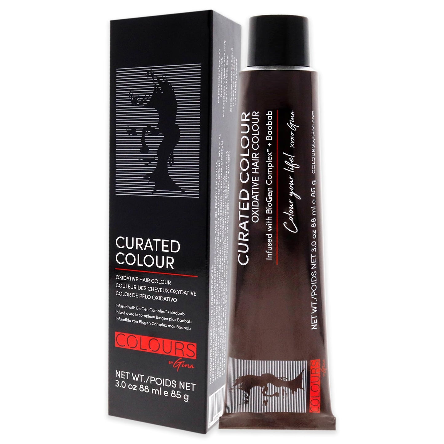 Colours By Gina Curated Colour - 8.0-8N Light Natural Blonde by Colours By Gina for Unisex - 3 oz Hair Color