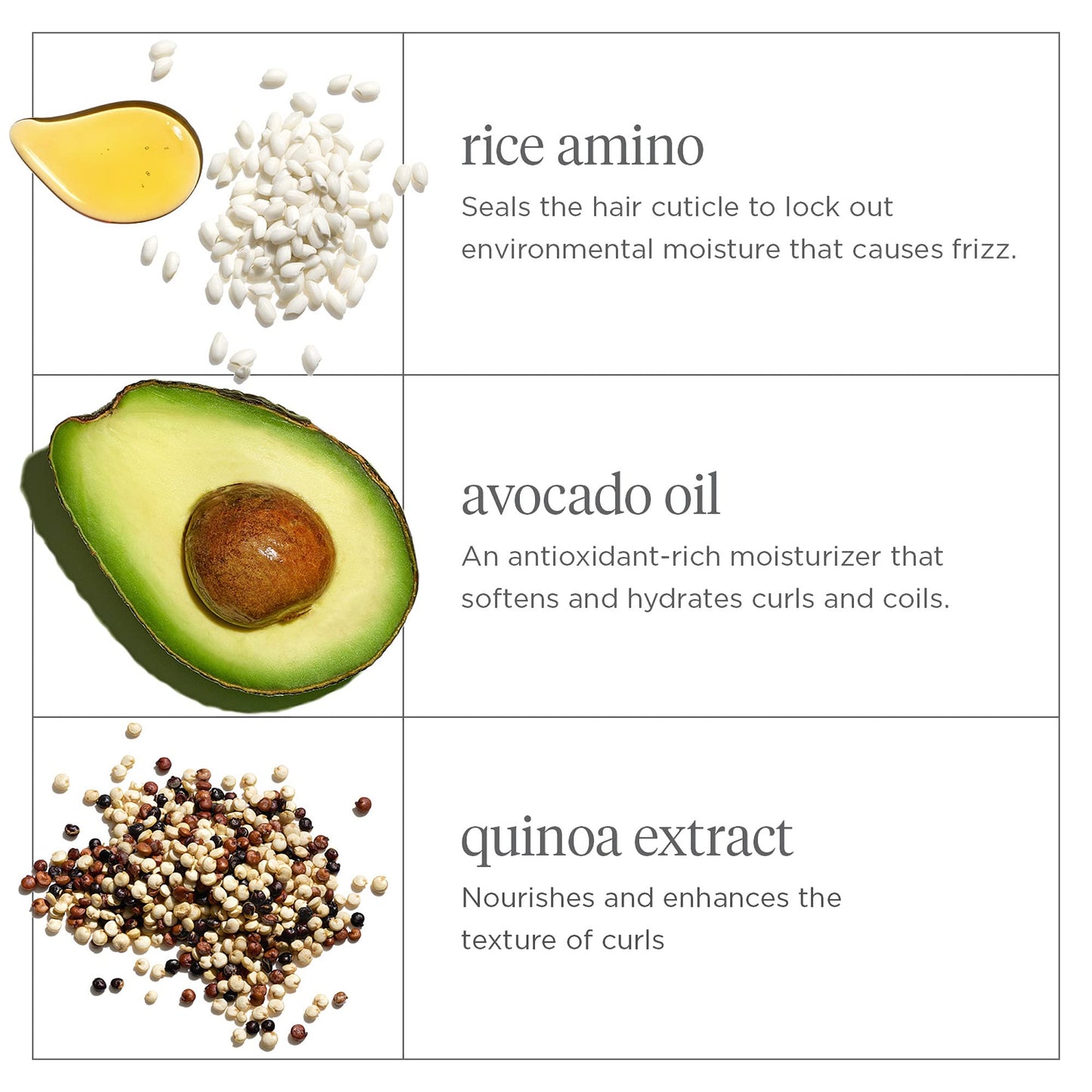 Briogeo Curl Charisma Rice Amino + Avocado Leave-In Defining Crème, Anti Frizz Hair Styling Moisturizer, Leave In Cream for Wavy, Curly, Coily Hair