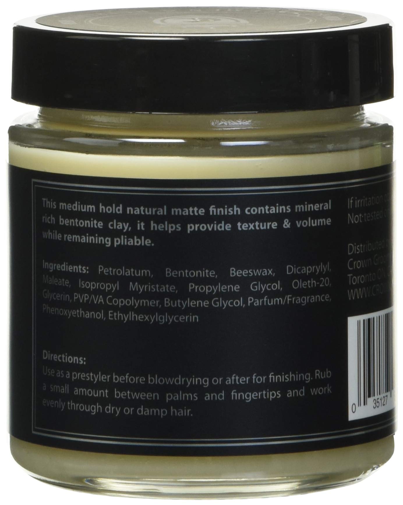 Crown Shaving Hippie Killer Matte Styling Clay , 120 milliliters/4 ounces