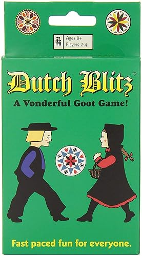 Dutch Blitz: The Original Fast Paced Card Game, Contains 160 Cards, Quick and Easy to Learn, Great Family Game, Fun for Everyone, for 2 to 4 Players,…
