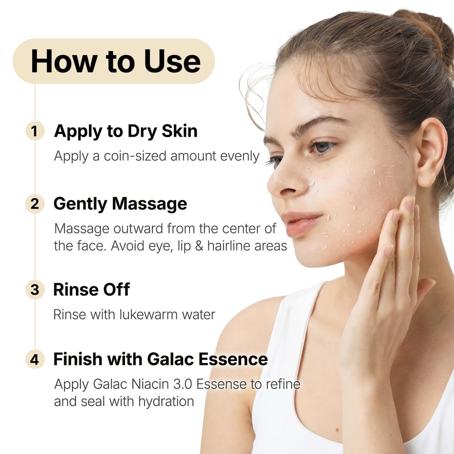 MANYO Galactomy Enzyme Peeling Gel, Face and Body Scrub, Dead Skin Remover, Blackhead Remover, Korean Exfoliating Gel, Korean Skin Care, 2.5fl oz Beauty and Personal Care ma:nyo
