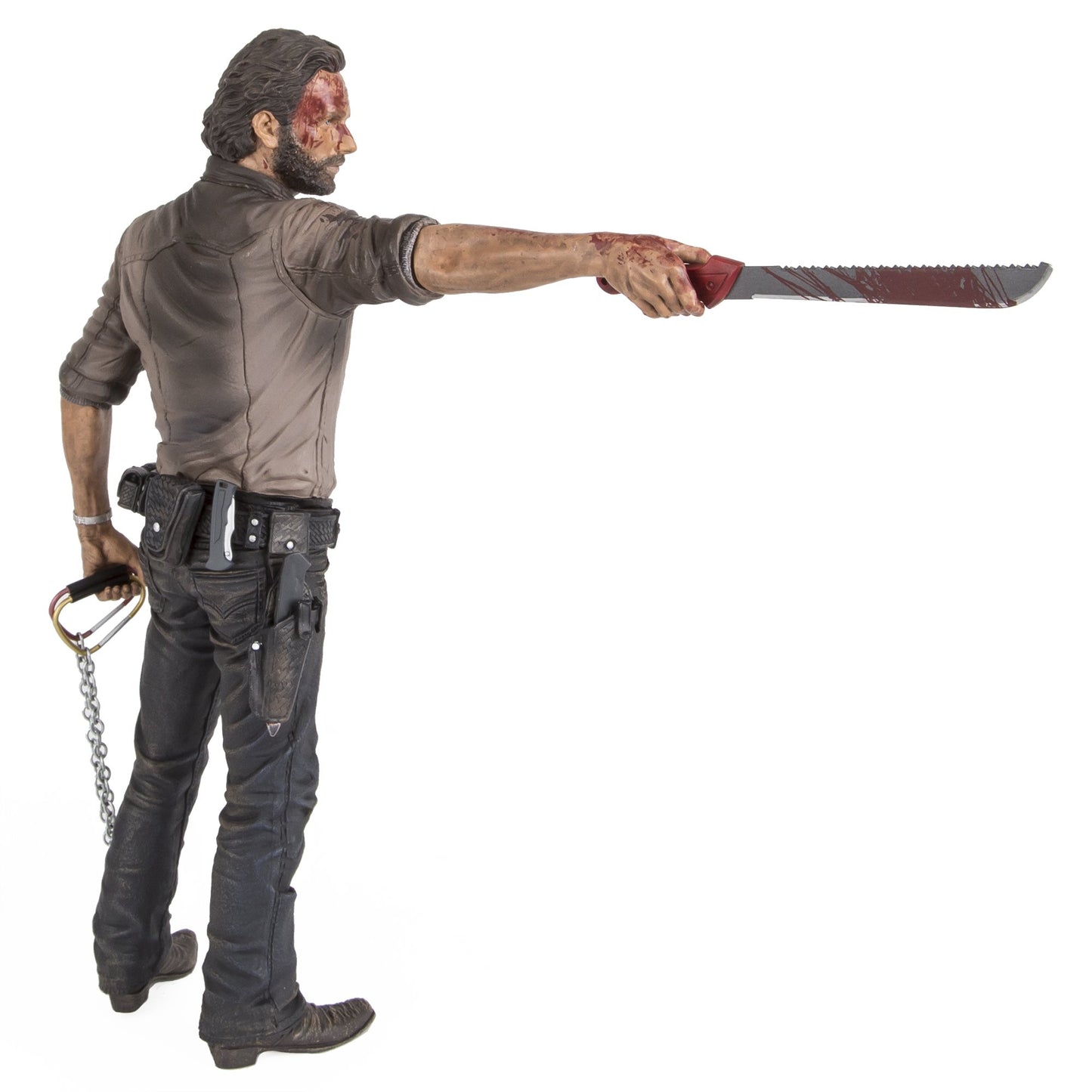 McFarlane Toys The Walking Dead TV 10" Rick Grimes Vigilante Edition Deluxe Figure