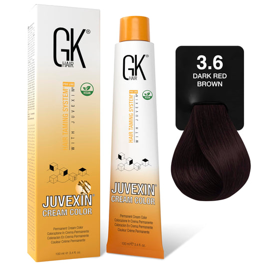 GK HAIR Global Keratin Professional Hair Color Cream Tube (3.4 Fl Oz/100ml) Nourishing & Cleansing Colors for Styling High Performance Long Lasting Beauty & Personal Care GK HAIR