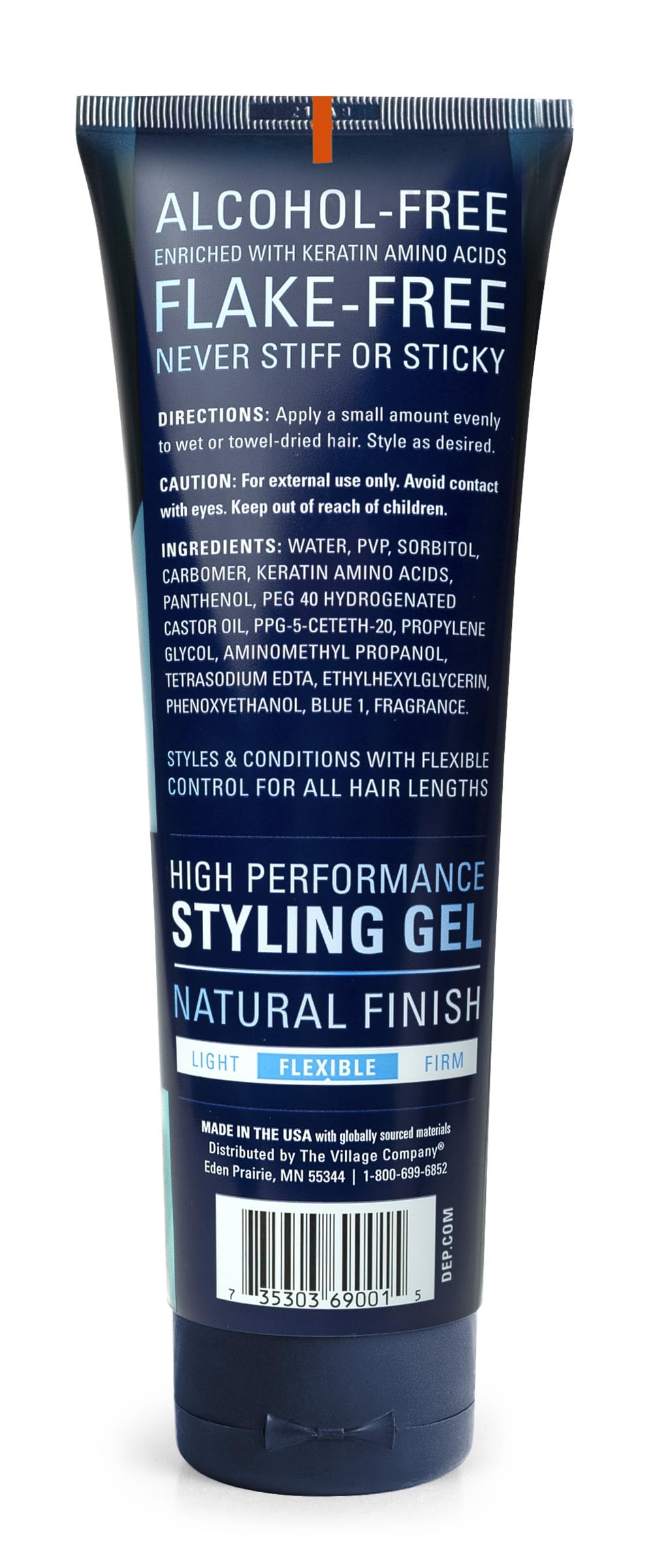 DEP Sport Endurance Hair Styling Gel, 9.8 Ounce (Pack of 3)