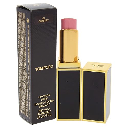 Tom Ford Lip Color Shine, No. 01 Chastity, 0.12 Ounce