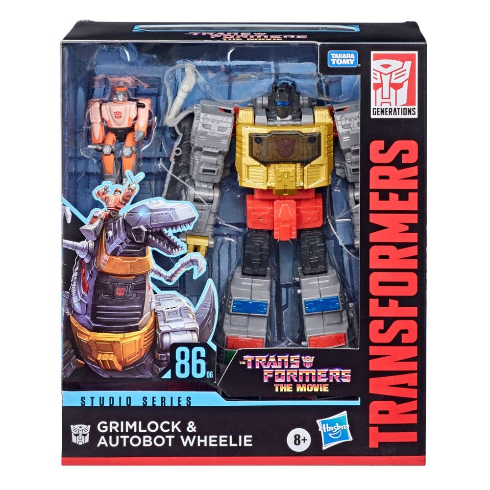 Transformers Studio Series 86-06 Leader The The Movie Grimlock and Autobot Wheelie