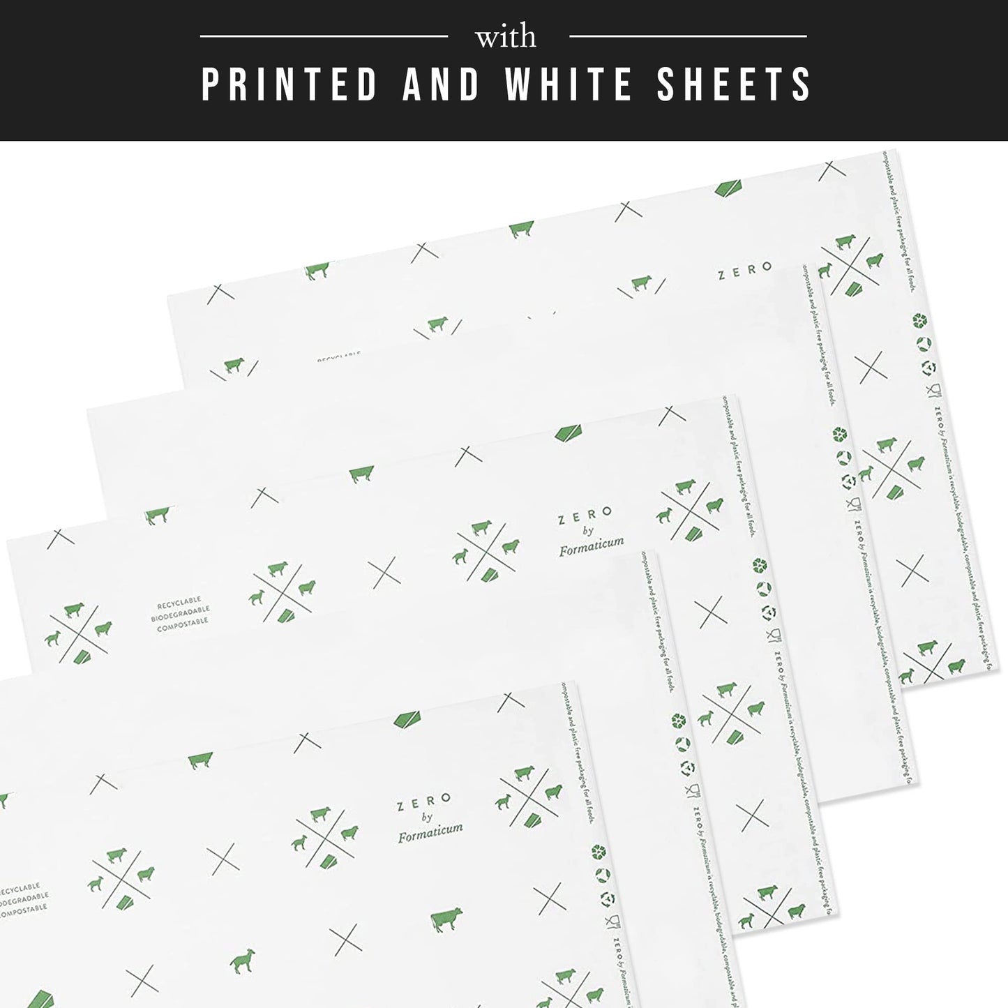Formaticum 15-Pack Zero Cheese Storage Paper, Compostable, Biodegradable, and Plastic-Free Paper to Keep Cheese and Charcuterie Fresh, Kitchen…