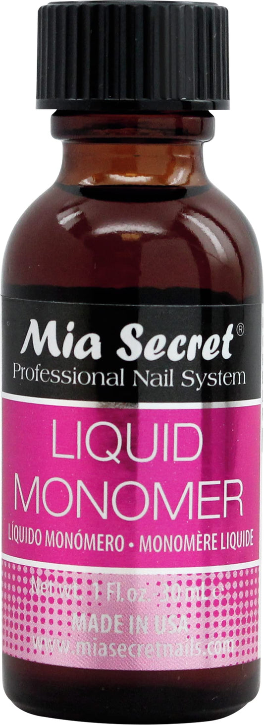 Mia Secret Peofessional Acrylic Nail System Liquid Monomor 1 oz Beauty & Personal Care Mia Secret