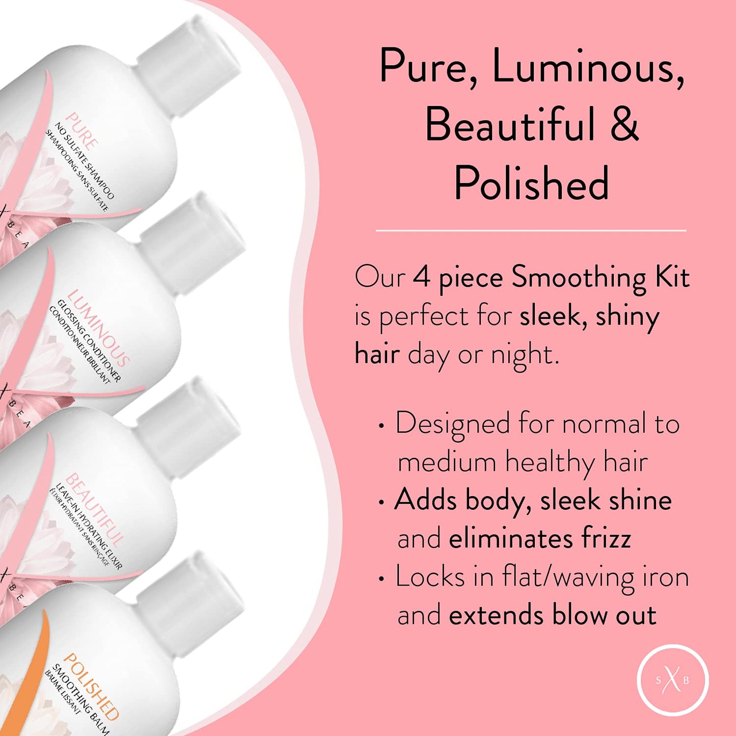 Strength x Beauty 4 pc. Smoothing Kit | Normal to Medium Hair