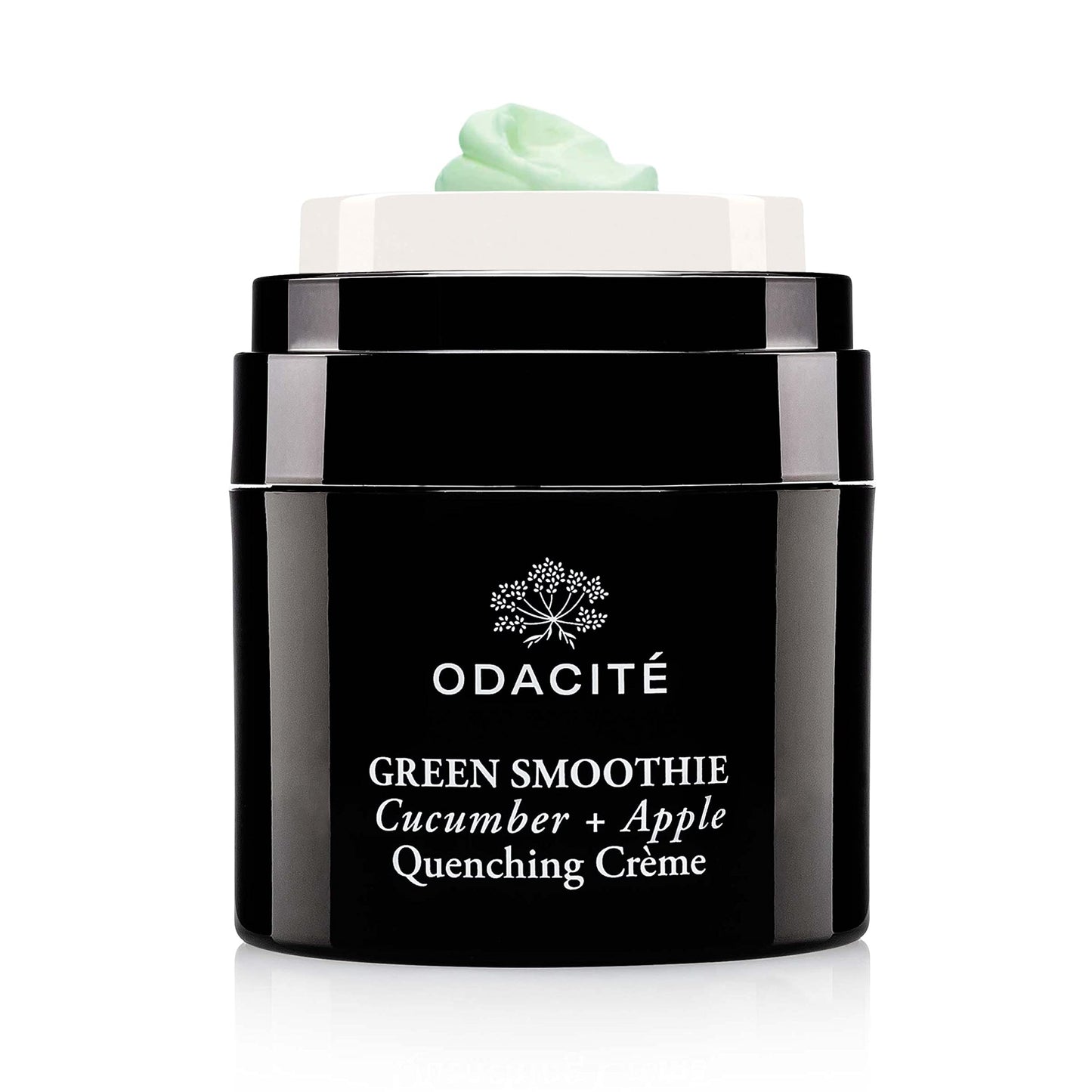 ODACITE Hydrating Face Moisturizer - Green Smoothie Quenching Creme, Face Cream - Moisture Locking Face Cream is Lightweight & Non-Greasy - Cucumber