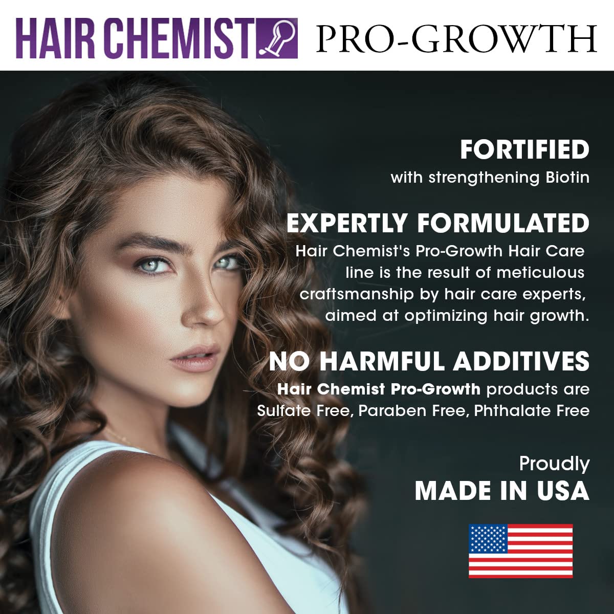 Hair Chemist Pro-Growth Biotin Hair Oil 7.1 oz. - Hair Oil for Hair Growth