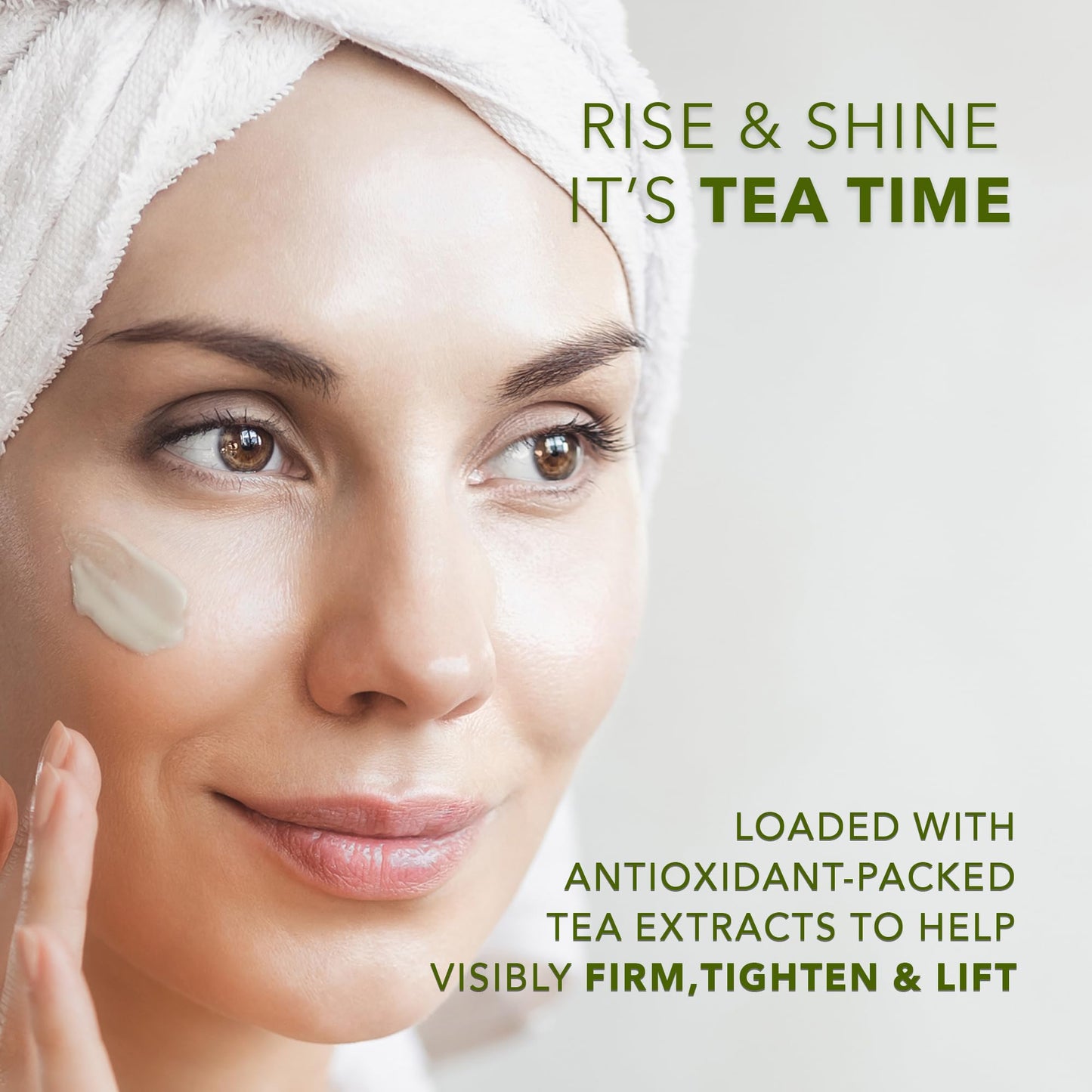 Earth To Skin Tea Time White Tea Day Cream - Hydrating Face Moisturizer with Hyaluronic Acid, Shea Butter & Glycerin - 4.0 fl oz
