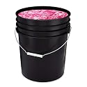 Handy Art UV Neon Event Paint, Hot Pink, 5 Gallon Bucket, Blacklight Glow Paint for Parties, Raves, Festivals, Splash Painting, Washable Easy Clean Up